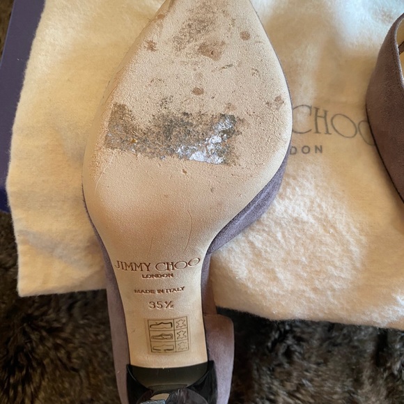 Jimmy Choo Grey Suede Pumps- LIKE NEW! - Picture 5 of 8